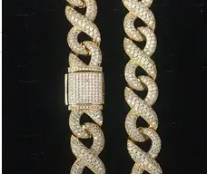 Custom Lock Chain in gold tone
