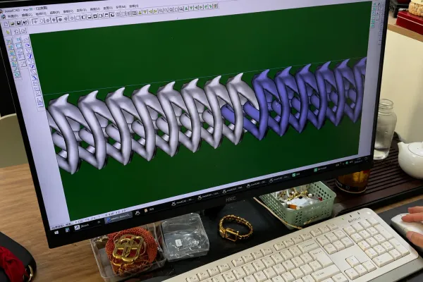Jewelry CAD modeling and chain structure review